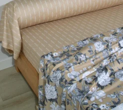 BLANC DES VOSGES Drap satin Impérial - Chanvre - 180 x 290 cm