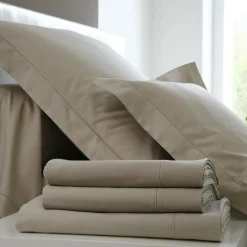 BLANC DES VOSGES Housse de couette Percale Easy - Chanvre - 300 x 240 cm