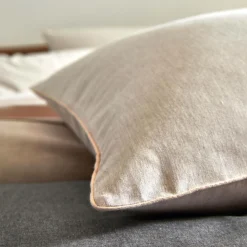 BLANC DES VOSGES Housse de couette coton bio et recyclé Ressources - Lin - 300 x 240 cm