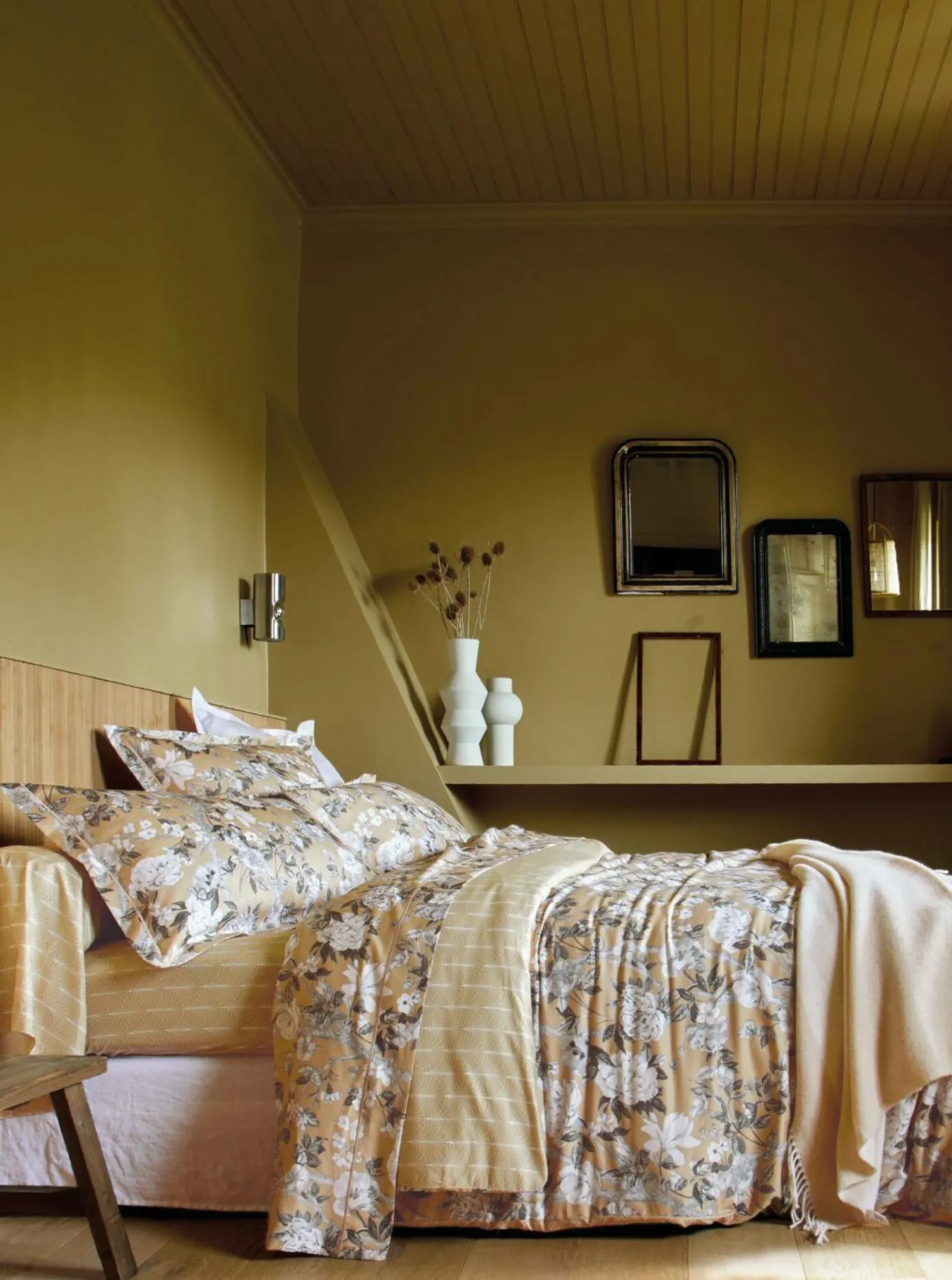 BLANC DES VOSGES Housse de couette satin Impérial - Chanvre - 140 x 200 cm