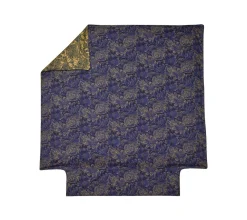 BLANC DES VOSGES Housse de couette satin Elixir - Indigo - 140 x 200 cm