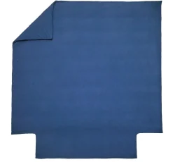 BLANC DES VOSGES Housse de couette percale lavée Bohème - Indigo - 140 x 200 cm