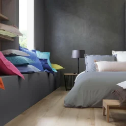 BLANC DES VOSGES Housse de couette Percale Easy - Lin - 280 x 240 cm