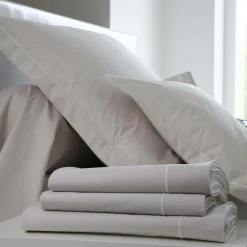 BLANC DES VOSGES Housse de couette Percale Easy - Lin - 280 x 240 cm