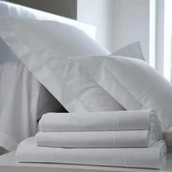 BLANC DES VOSGES Housse de couette Satin - Blanc - 240 x 220 cm