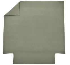 BLANC DES VOSGES Housse de couette percale lavée Bohème - Toundra - 140 x 200 cm