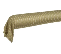 BLANC DES VOSGES Taie de traversin satin Impérial - Olive - 90 x 190 cm