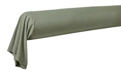BLANC DES VOSGES Taie de traversin percale lavée Bohème - Toundra - Taie de traversin 45 x 190 cm