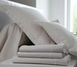BLANC DES VOSGES Taie d'oreiller Percale Easy - Lin - Taie d'oreiller 50 x 73 cm