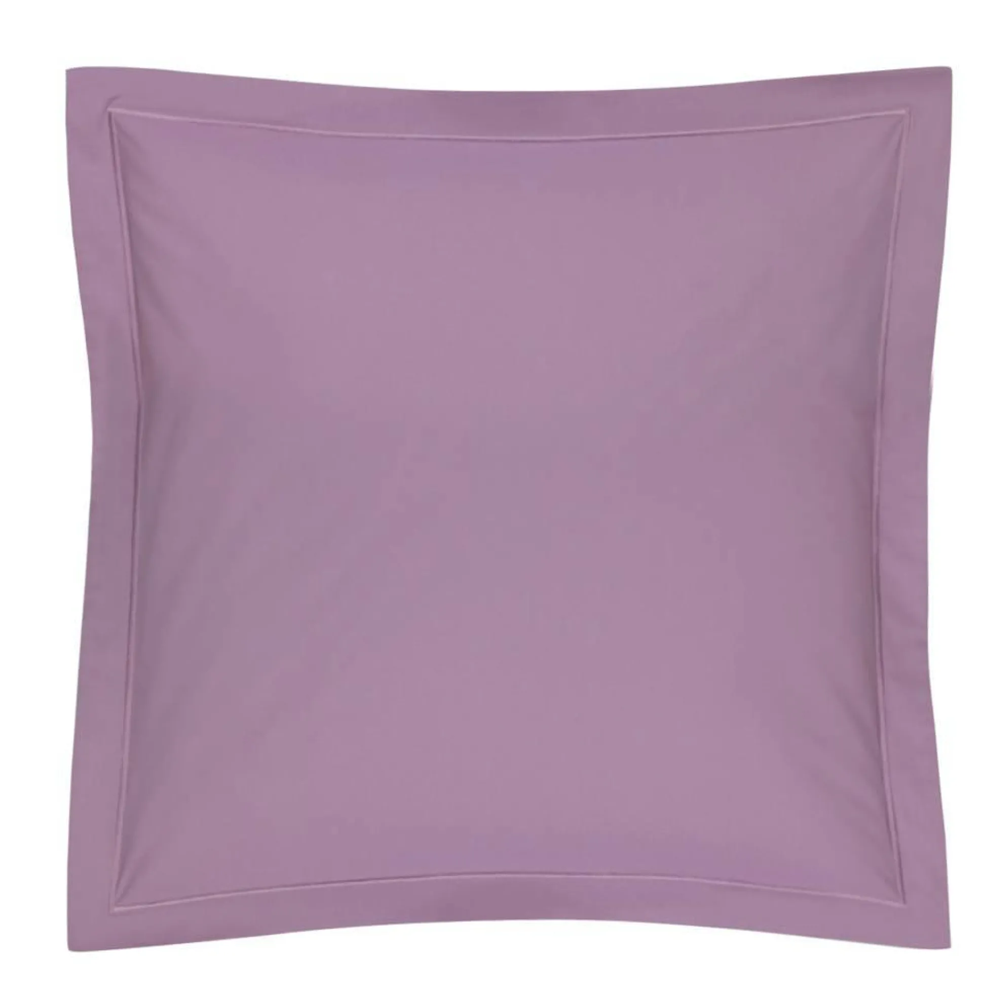 BLANC DES VOSGES Taie d'oreiller Coton - Prune - Taie d'oreiller 50 x 73 cm