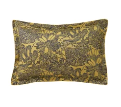 BLANC DES VOSGES Taie d'oreiller satin Elixir - Indigo - 50 x 75 cm