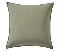 BLANC DES VOSGES Taie d'oreiller percale lavée Bohème - Toundra - Taie d'oreiller 65 x 65 cm