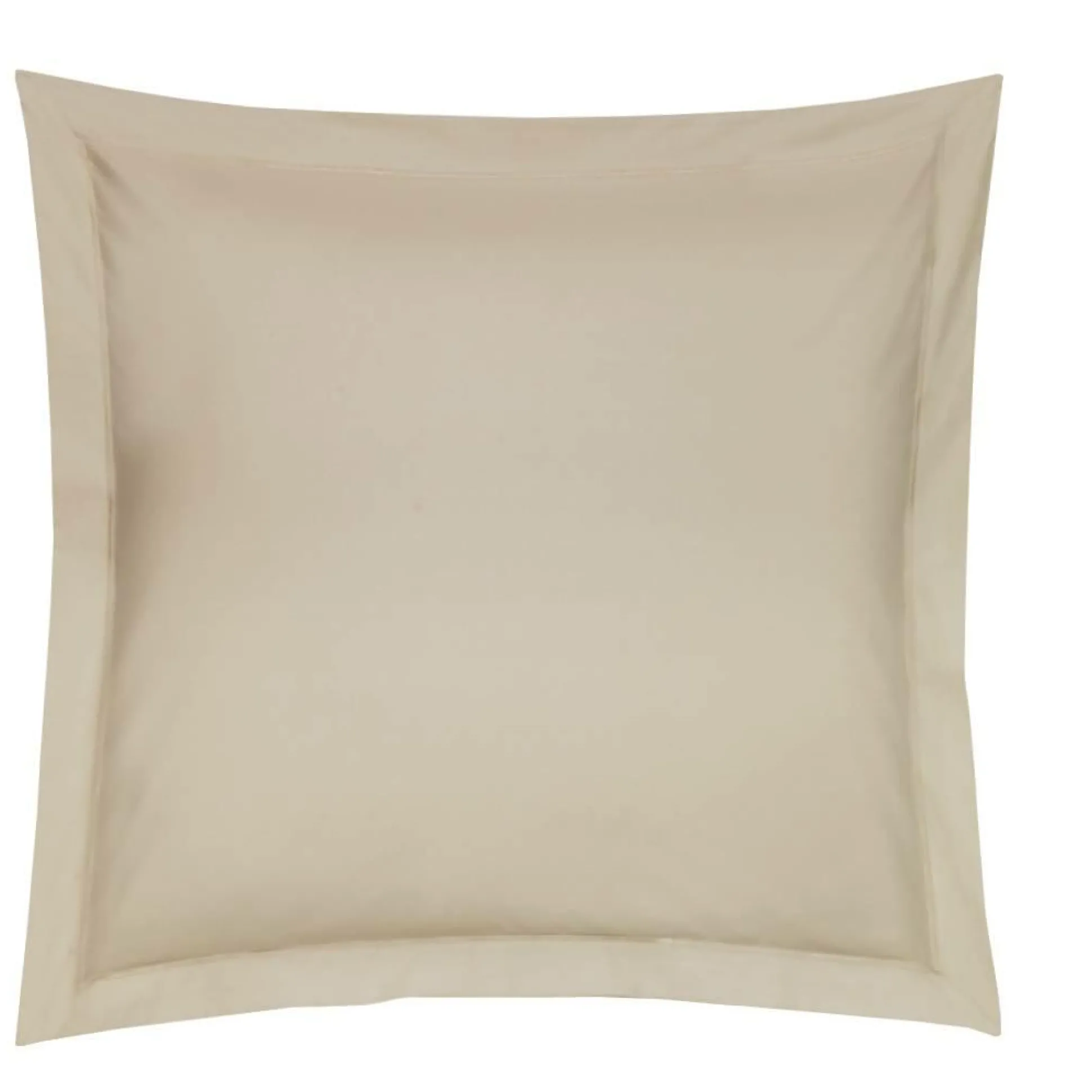 BLANC DES VOSGES Taie d'oreiller Percale Easy - Chanvre - Taie d'oreiller 65 x 65 cm