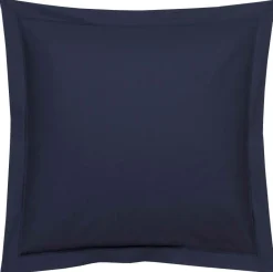 BLANC DES VOSGES Taie d'oreiller Coton - Marine - Taie d'oreiller 50 x 73 cm