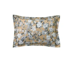 BLANC DES VOSGES Taie d'oreiller satin Impérial - Chanvre - 50 x 75 cm