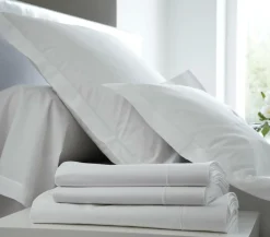 BLANC DES VOSGES Taie d'oreiller Percale Easy - Blanc - Taie d'oreiller 65 x 65 cm