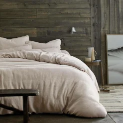 BLANC DES VOSGES Taie gaze de coton Cosy - Désert - Taie d'oreiller 65 x 65 cm