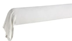BLANC DES VOSGES Taie gaze de coton Cosy - Craie - Taie de traversin 45 x 190 cm