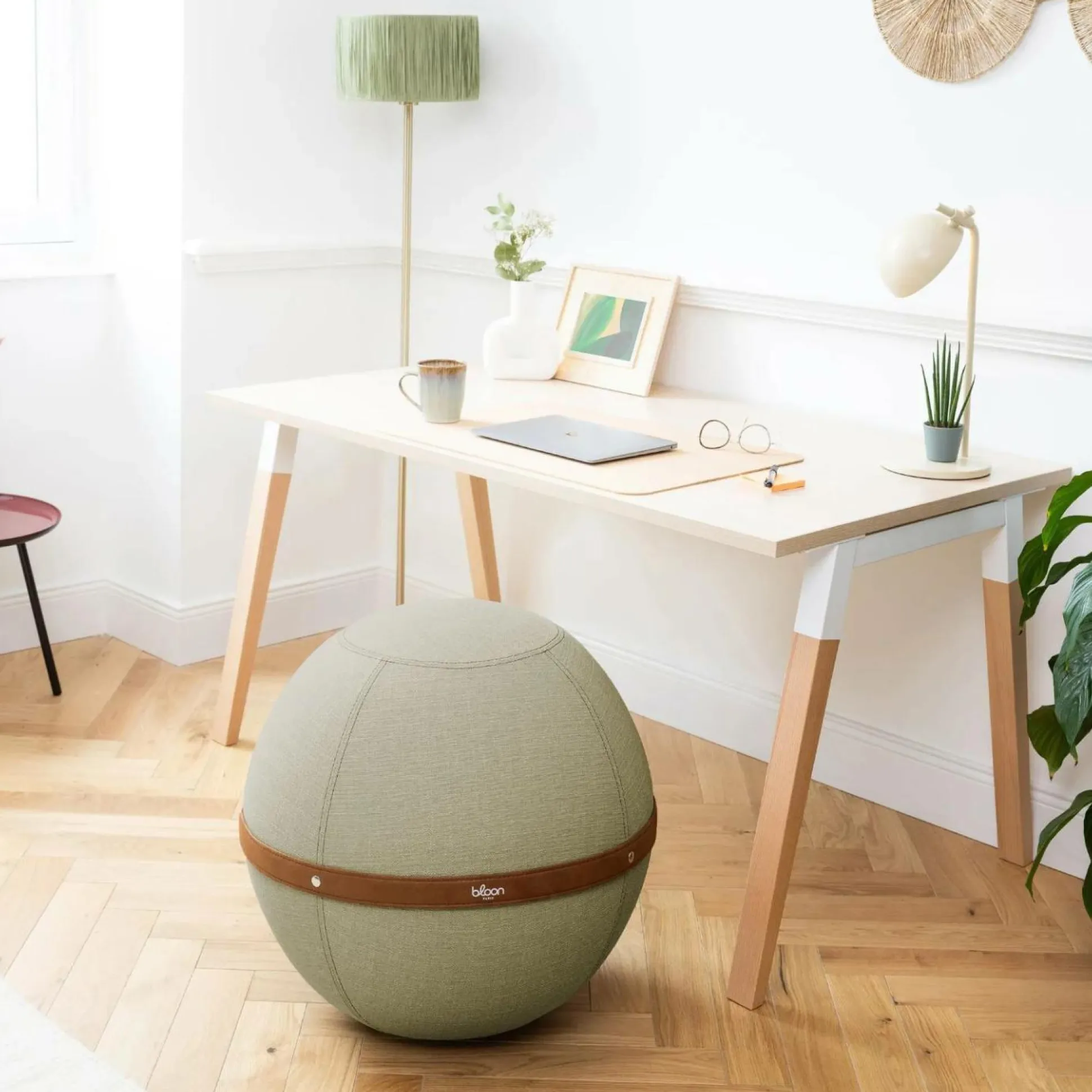 BLOON PARIS Siège ballon dynamique tissu chiné - Vert Pistache - Taille XL