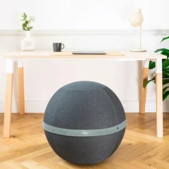 BLOON PARIS Siège ballon dynamique tissu chiné - Gris Quartz - Taille XL