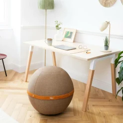 BLOON PARIS Siège ballon dynamique tissu chiné - Marron - Taille XL