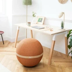 BLOON PARIS Siège ballon dynamique tissu chiné - Terracotta - Taille XL