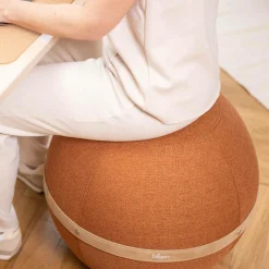 BLOON PARIS Siège ballon dynamique tissu chiné - Terracotta - Taille XL