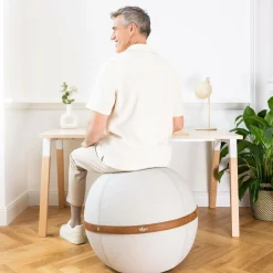 BLOON PARIS Siège ballon dynamique tissu chiné - Ivoire - Taille XL