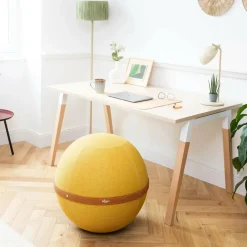 BLOON PARIS Siège ballon dynamique tissu chiné - Jaune - Taille XL