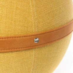 BLOON PARIS Siège ballon dynamique tissu chiné - Jaune - Taille XL