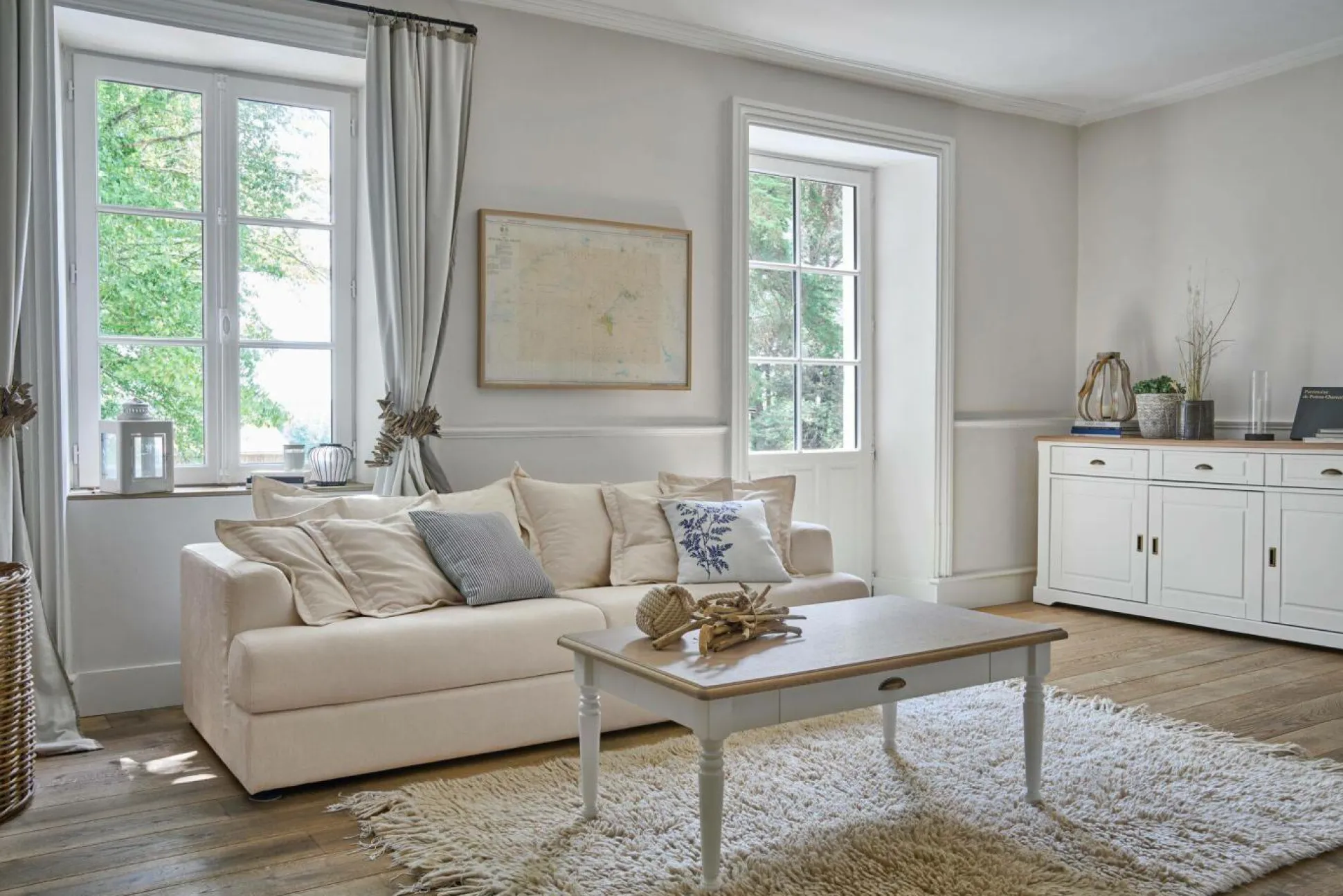 Buffet 3 portes 3 tiroirs Apolline