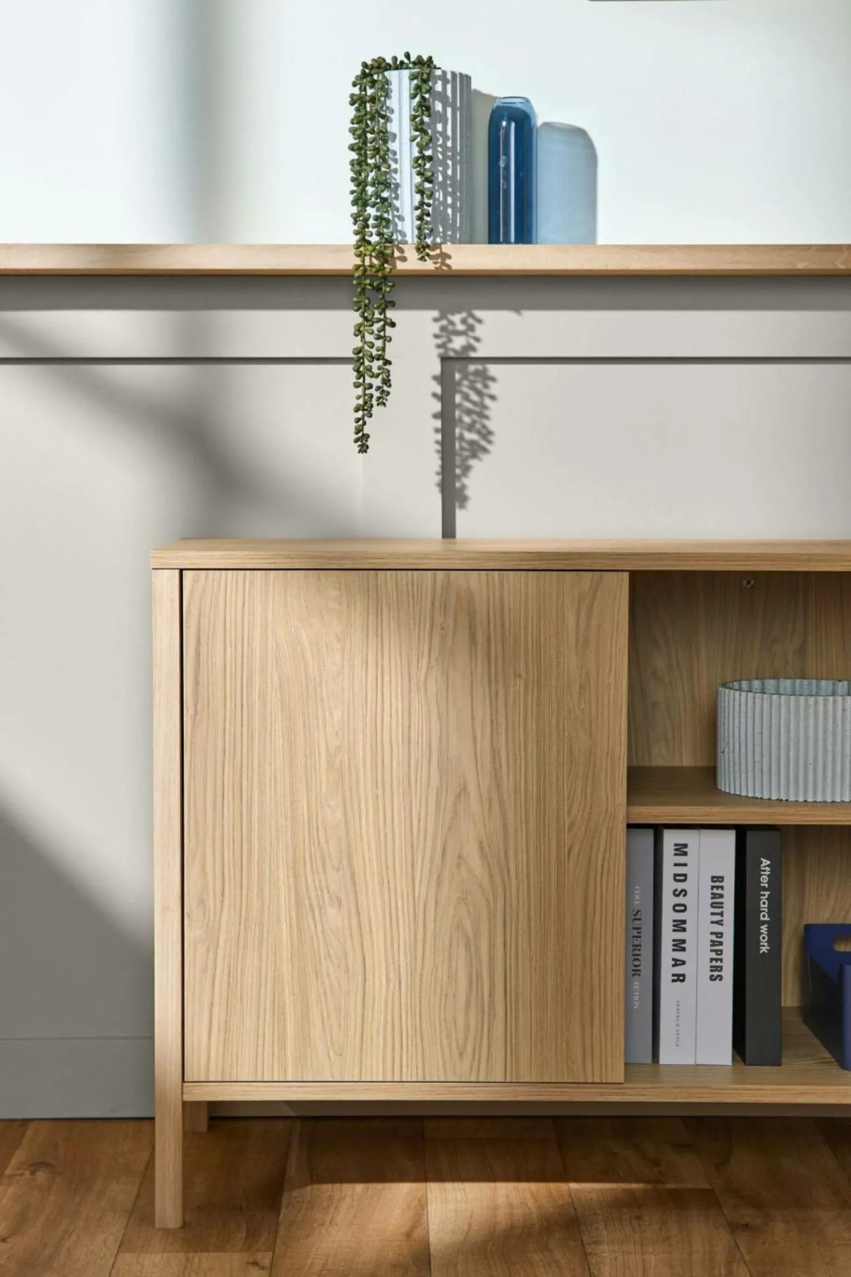 Buffet 3 portes décor bois Simon