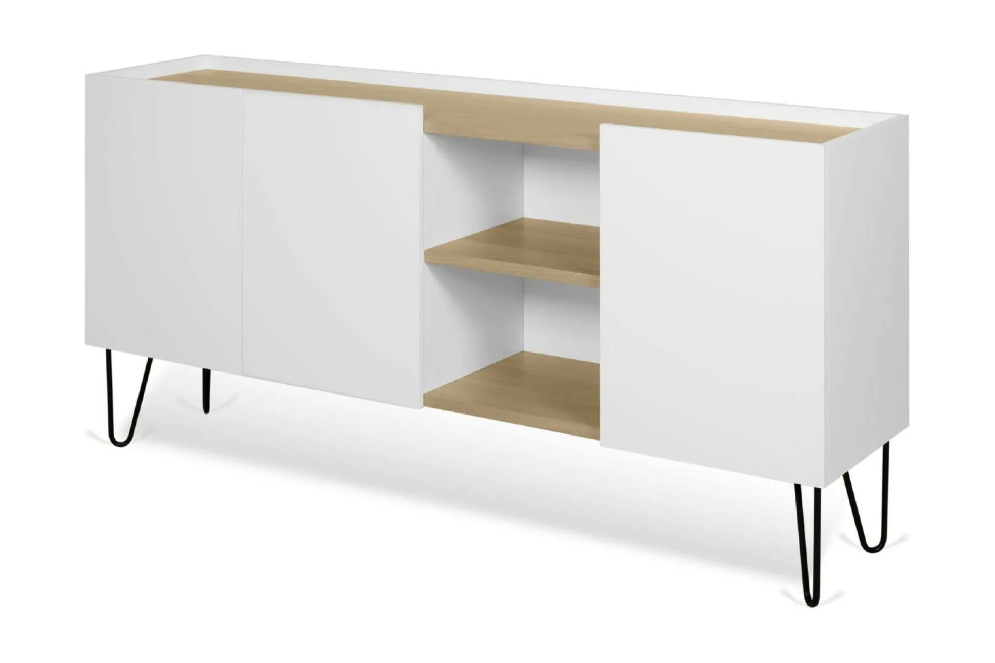 Buffet 3 portes Nina - Blanc