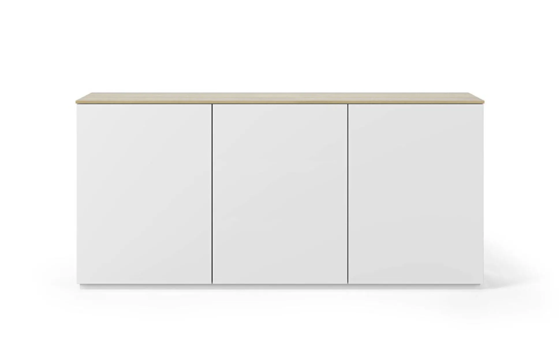 Buffet 3 portes Tilda - Chêne/Blanc