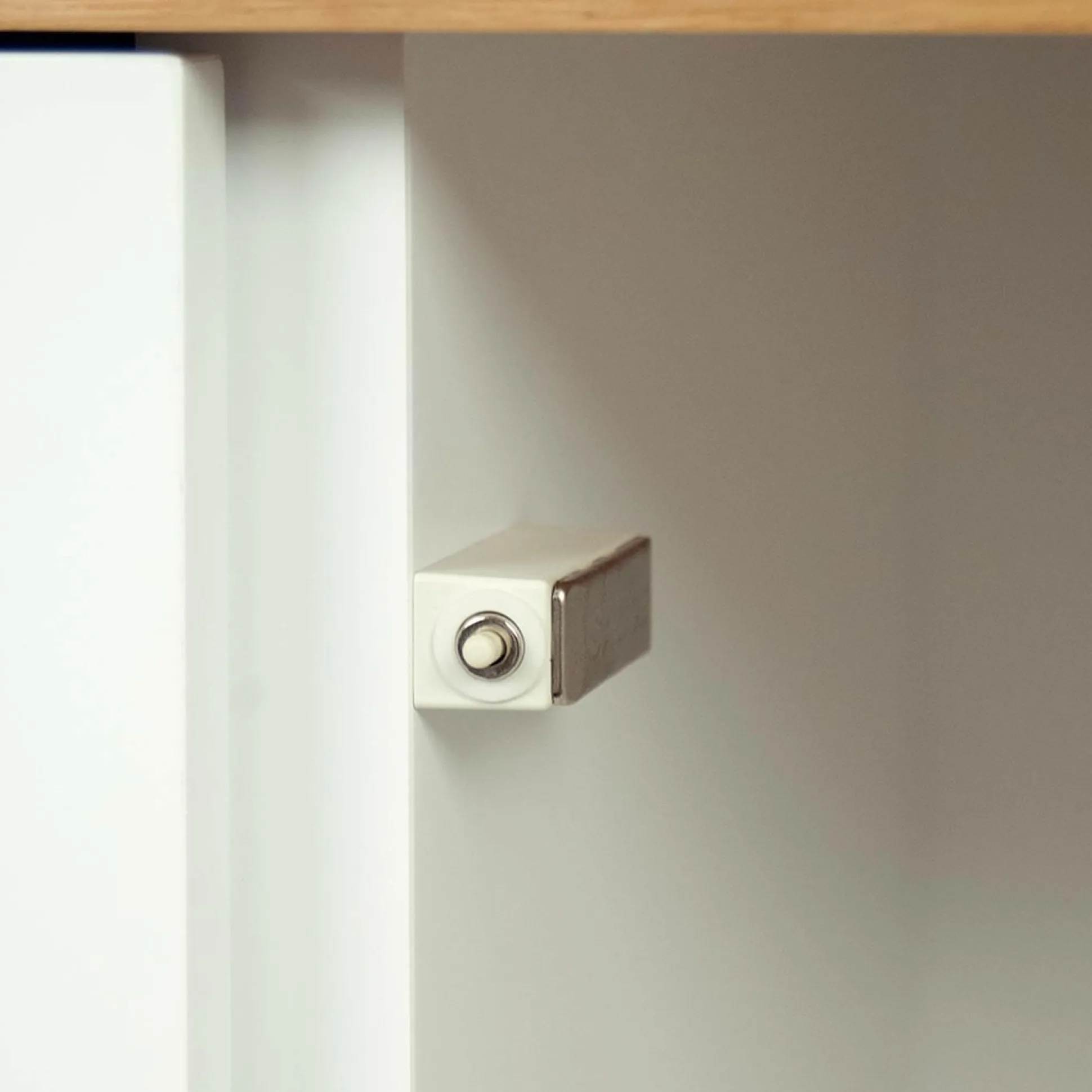 Buffet 4 portes Toby - Chêne/Blanc