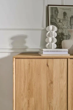 Buffet chêne massif 4 portes 3 tiroirs Charles