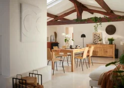 Buffet chêne massif 4 portes 4 tiroirs Luminescence