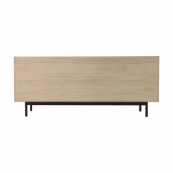 Buffet décor bois pieds métal 2 portes Mila