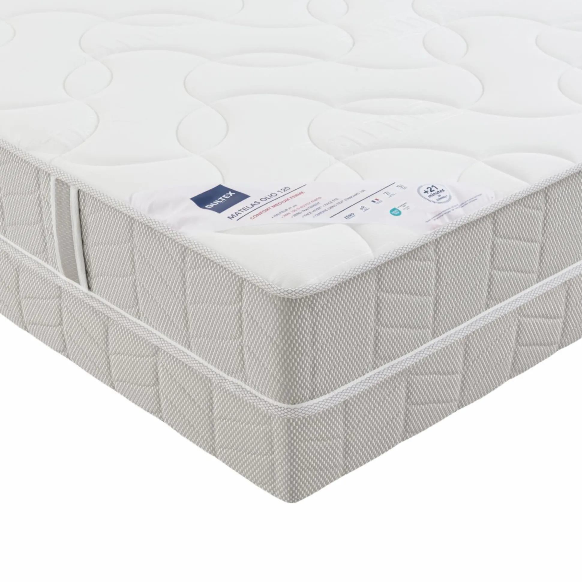 BULTEX Ensemble sommier et matelas Olio - 140 x 190 cm