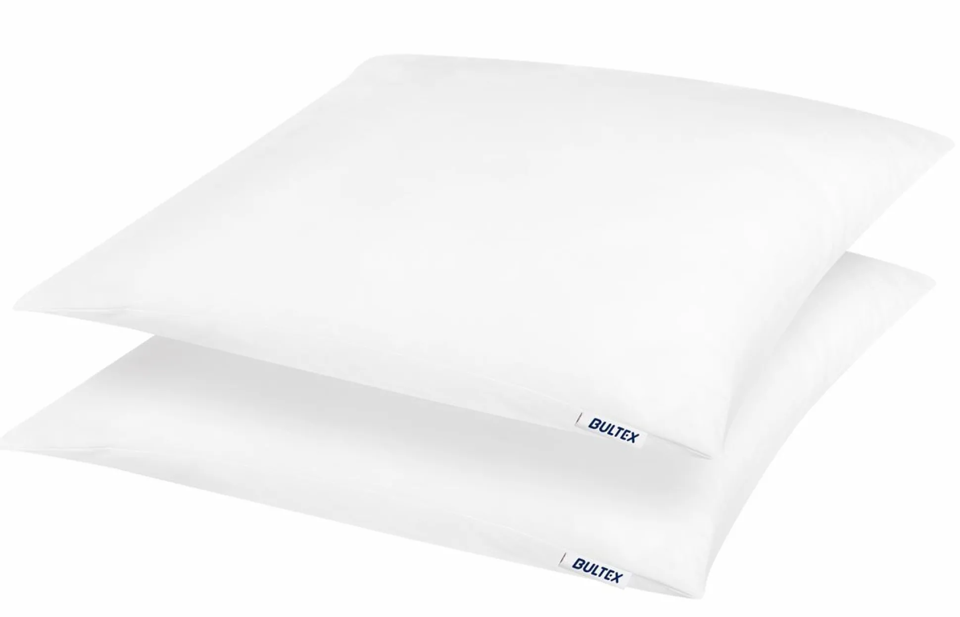 BULTEX Lot de 2 oreillers moelleux - 60 x 60 cm