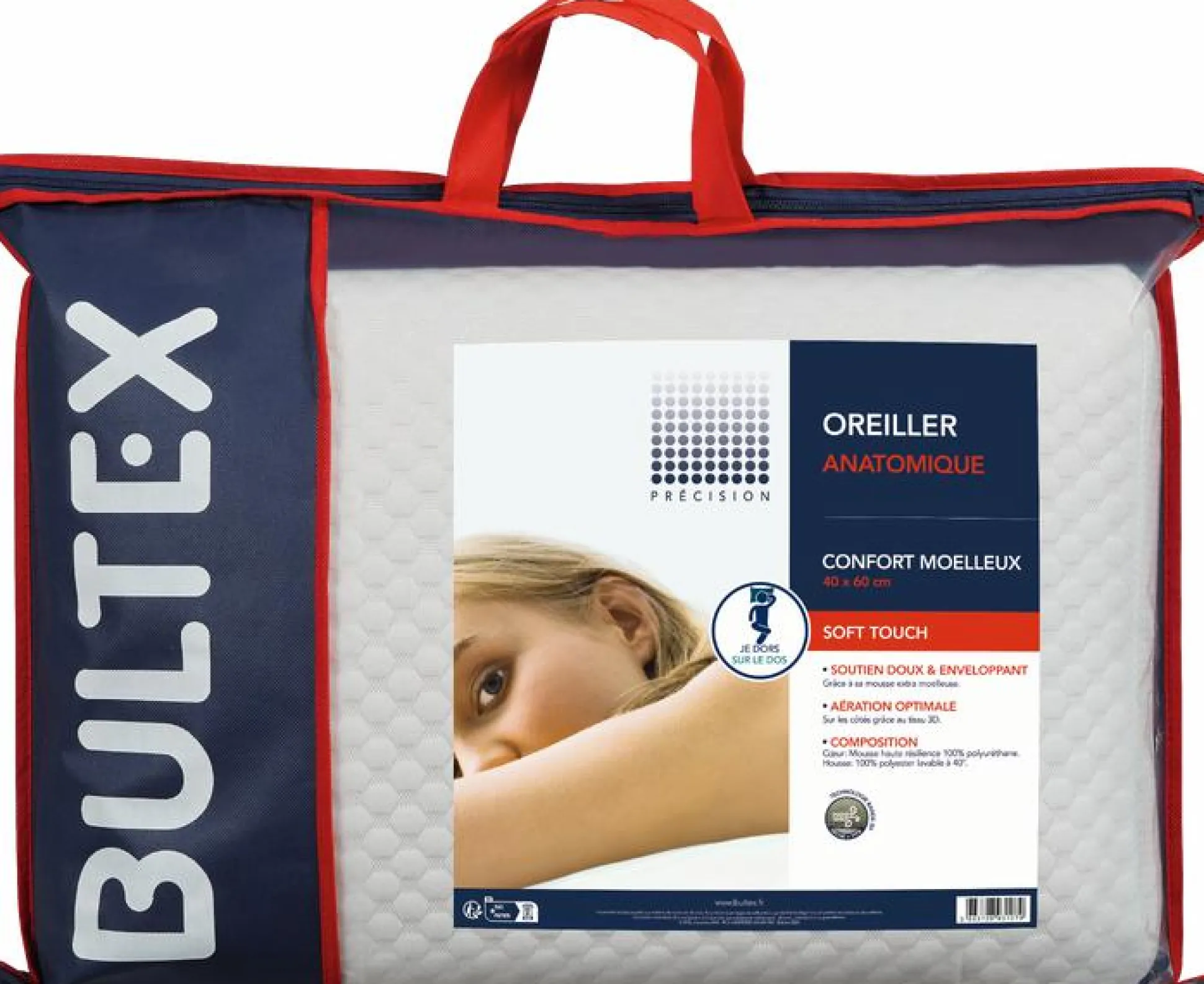 BULTEX Oreiller anatomique moelleux