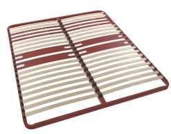 BULTEX Sommier cadre métal à lattes 5 zones 4 cm Morpho - 140 x 200 cm
