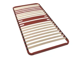 BULTEX Sommier cadre métal à lattes 5 zones 4 cm Morpho - 90 x 200 cm