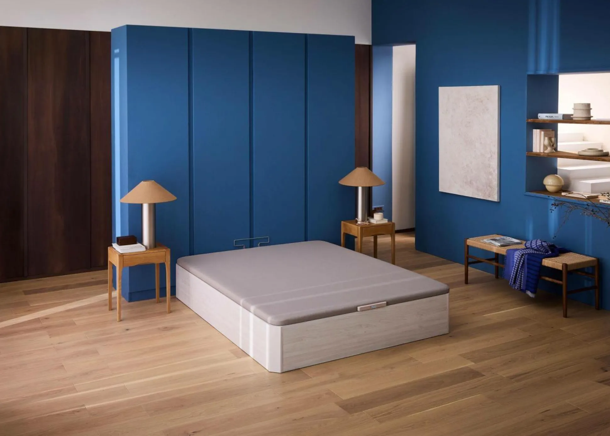 BULTEX Sommier coffre Space Up - 140 x 190 cm