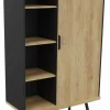 BURONOMIC Armoire 1 porte et 3 tablettes Alto