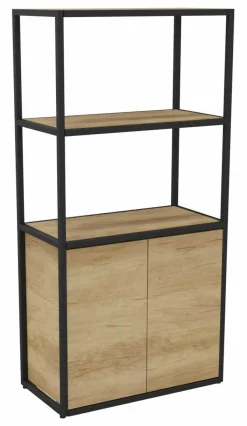 BURONOMIC Bibliothèque 2 portes Alto