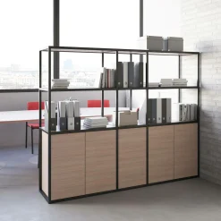 BURONOMIC Bibliothèque 2 portes Alto