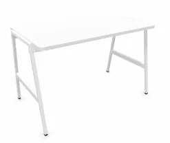 BURONOMIC Bureau Alto - Blanc / Pieds Blancs - 120 x 70 cm