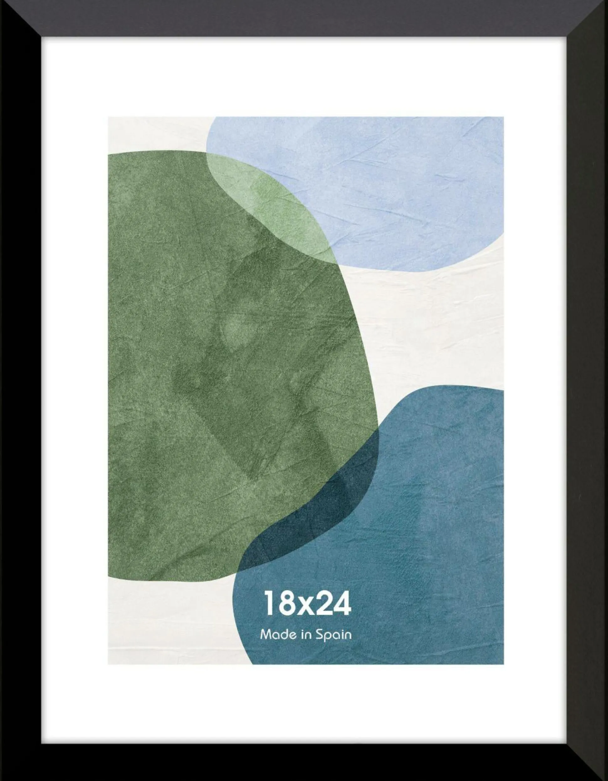 Cadre photo Galeane - Noir - 18 x 24 cm