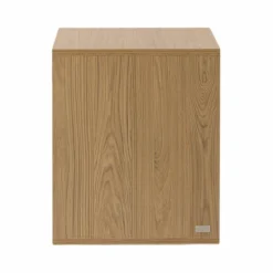 Caisson de bureau décor bois 1 tiroir 1 porte Simon